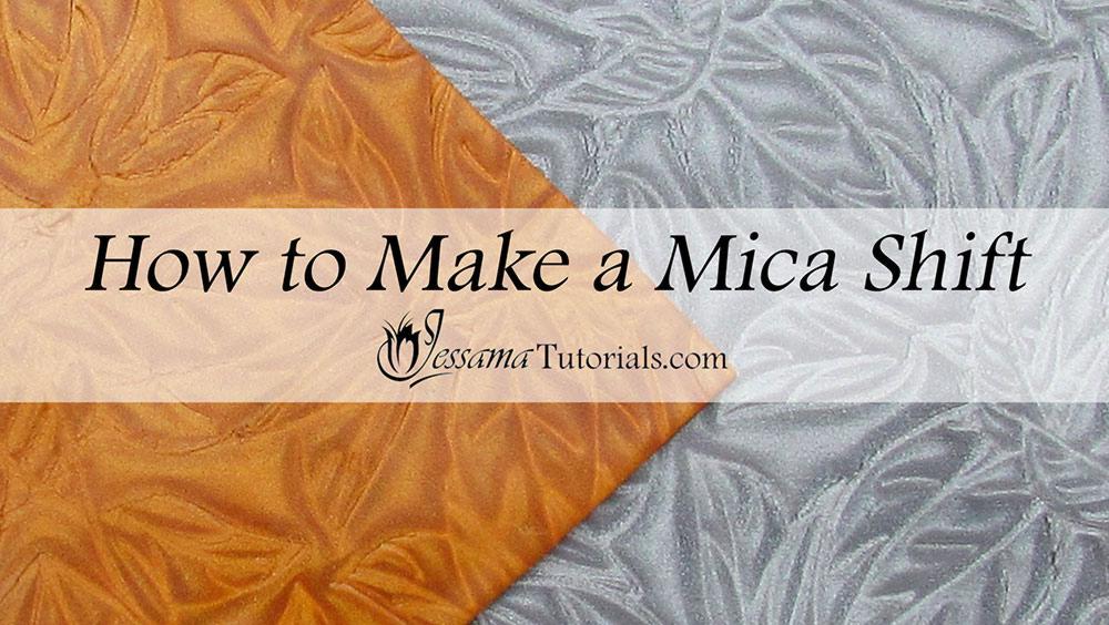 polymer clay mica shift tutorial