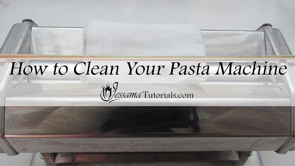 How I clean my Polymer Clay Pasta Machine 