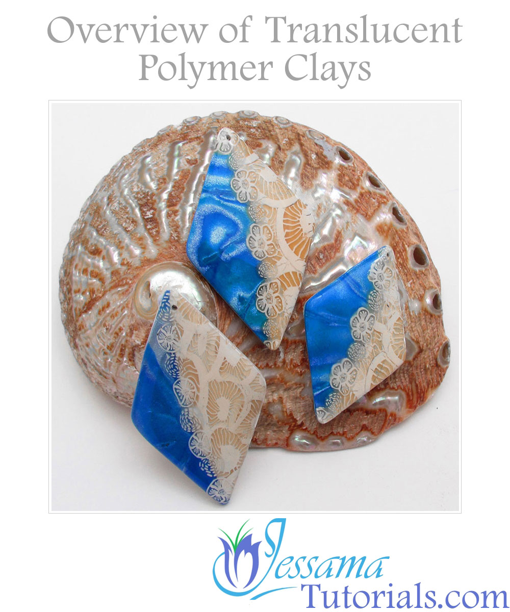 The polymer clay: Clarity Comparison Test between Translucent